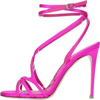 Le Silla Belen Sandal - Dames - Sandalen met hakken - Roze - 38 1/2 EU - Leer - Schoenen