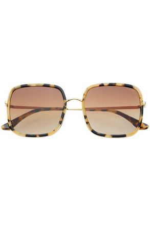 Freyrs Eyewear Cosmo Square Oversized Sunglasses in Milky Tortoise at Nordstrom