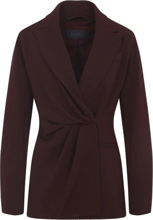 Max Mara Dames, Jassen, Rood, Maat: XS Zijde