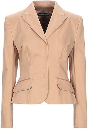 Dolce & Gabbana Beige Cotton Tailored Jacket Size XXS