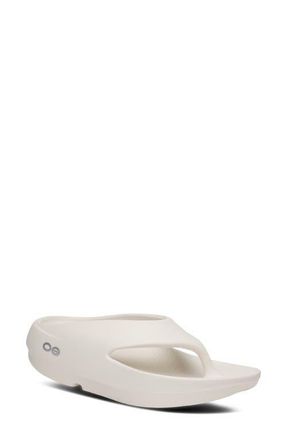 Oofos Gender Inclusive OOriginal Flip Flop in Chalk at Nordstrom, Size 11