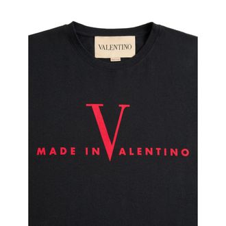 Valentino Logo-Print T-Shirt - Black