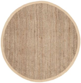 Safavieh Alfombra yute beige 152 x 152 cm