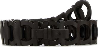 Ferragamo Dark Brown Leather Belt