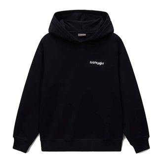 Napapijri Hooded Sweatshirt - male - Napapijri - Kids Sweatshirts - Black - 10 Y - Kids