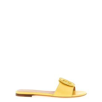 Santoni Schoenen, Dames, Geel, 41 EU, Leer, Corolle Sandalen