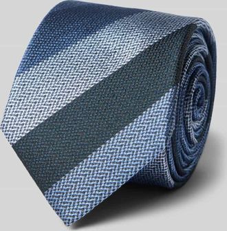 Olymp Krawatte aus reiner Seide in Marine, Größe 1