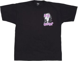 Obey Vintage Black Peace Eyes T-Shirt - Heren - T-shirts - Blauw - XL - Katoen - Tops
