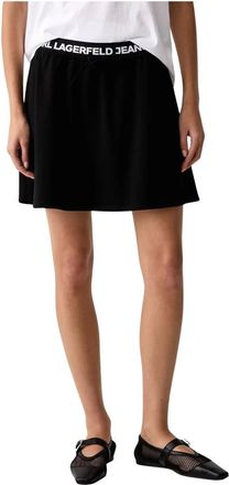 Karl Lagerfeld Falda con logo KLJ Milano - Skirts - Mujer - Negro - XL