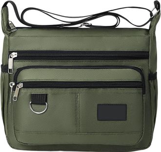 Generic Roomy Waterproof Sling Backpack - Croin Shoulder Bags | Versatile Carrying Chest Pack for Short Trips, Sports, verde, Consulte la descripción