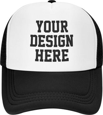 Generic Custom Hat for Men Custom Hat Baseball Hats Personalized Baseball Cap Black Cap