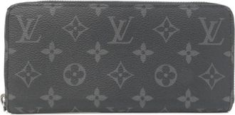 Louis Vuitton Monogram Eclipse Black Monogram Eclipse Monogram Eclipse Long Wallet (Bi-Fold) (Pre-Owned)