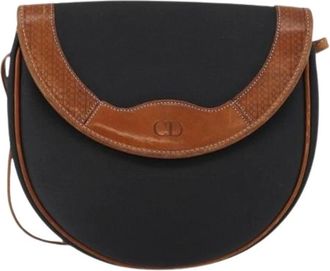 Dior Pre-owned Cross Body Bags, female, Black, Size: ONE SIZE Pre-owned Vintage shoulder bag