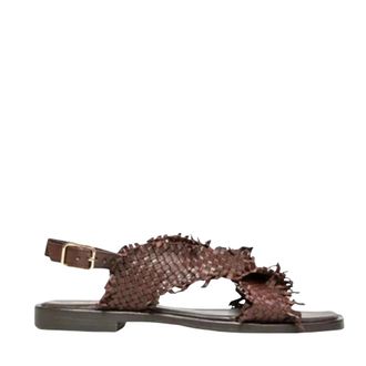 Massimo Santini Schoenen, Dames, Bruin, 36 EU, Leer, Trisha Sandal