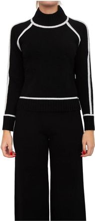 Max Mara Pescara Turtleneck - Dames - Coltruien - Zwart - L - Wol - Truien & Vesten