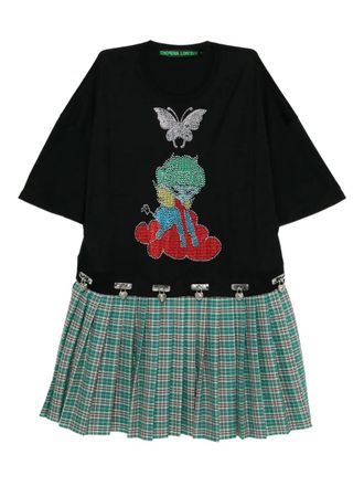 Chopova Lowena spaced out T-Shirt dress - women - Cotton - M - Black