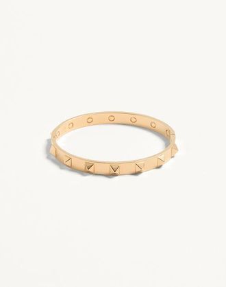 Valentino Garavani Rockstud Metal Bangle Man GOLD L
