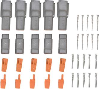 OEM Kits De Conectores Impermeables Dtm De 2 Pines Con Terminales E Insertos Para Aplicaciones Dom&eacute;sticas E Industriales