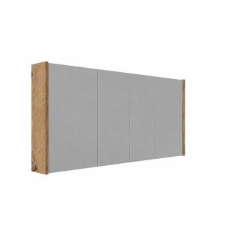Saniclass Prime Spiegelkast - 140x63x16cm - inclusief zijpanelen - rustiek eiken