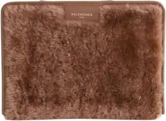 Balenciaga Pre-owned Pochette Femme - Dames - Vintage Clutch - Bruin - ONE Size - Leer - Vintage