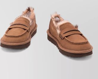 UGG suede leather moccasin loafers