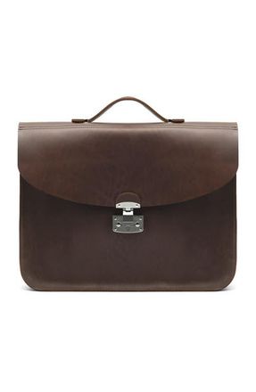 Ezra Arthur Executive Briefcase in Brown at Nordstrom
