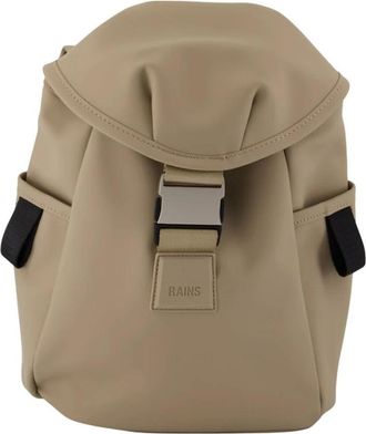 Rains Mini Bucket Rugzak - Synthetisch - Beige - unisex - Rugzakken - Beige - ONE Size - Polyester - Tassen