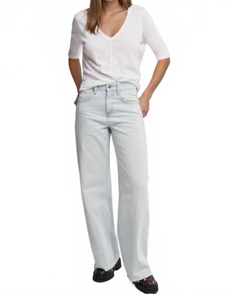 Free People Alter Ego Wide-Leg Jeans In Light Wash