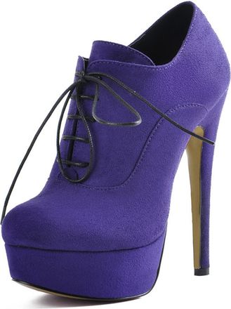 Generic Platform Lace Up Stiletto High Heels Ankle Bootie for Womens, Classic Round Toe Party High Heels Short Booties Comfortable Wedding Prom Dress Pumps Sh