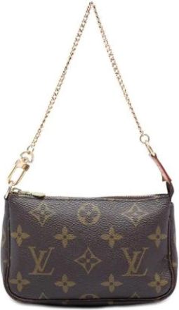 Louis Vuitton Pre-owned Mini Pochette Accessoires - - Pre-owned - Donna - Marrone - ONE SIZE