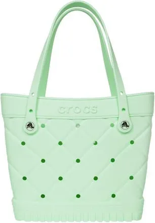 Crocs Medium Quilted Tote in Serene Green at Nordstrom