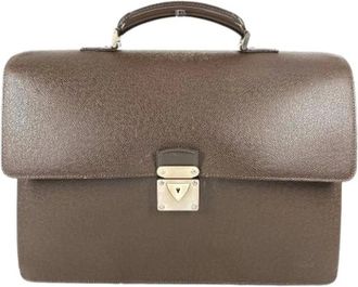 Louis Vuitton Pre-owned Handbags, male, Brown, Size: ONE SIZE Pre-owned Briefcase