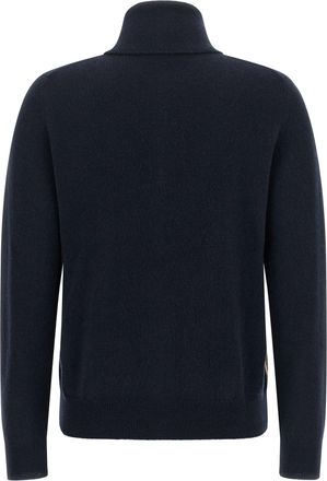 Ballantyne Diamond Intarsia Cashmere Sweater - Camel