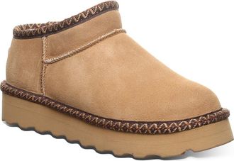 Bearpaw Jules Faux Shearling Lined Bootie in Iced Coffee at Nordstrom Rack, Size 9.5