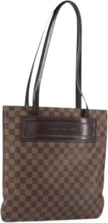 Louis Vuitton Pre-owned Tote Bags, female, Brown, Size: ONE SIZE Pre-owned Canvas Tote Bag