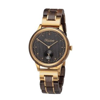Waidzeit Mystic Gold Watch in Dark Brown