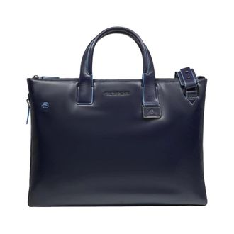 Piquadro Laptop Bags & Cases, male, Blue, Size: ONE SIZE Expandable Slim Laptop Bag