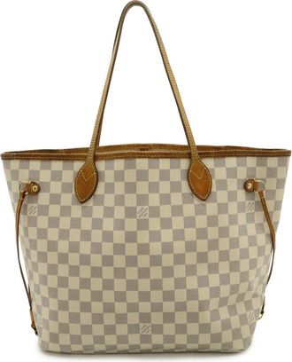 Louis Vuitton Black Damier Azur Galle Ivory Damier Azur Shoulder Bag Tote Bag (Pre-Owned)