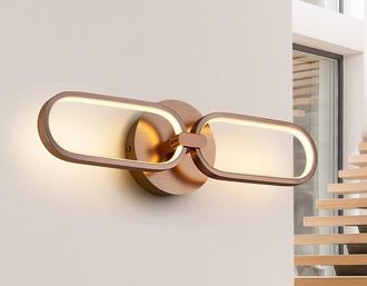 Netlighting Colette Integrated LED Wall Light Rose Gold