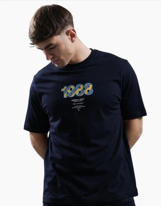 Marshall Artist Mens Marshall Artist Acid House Navy T-Shirt - Size: 40