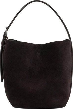 Toteme Petite Belted Tote - Dames - Schoudertassen - Bruin - ONE Size - Leer - Tassen