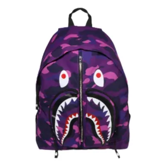 A Bathing Ape Color Camo Shark Daypack Purple 1M80-189-002-PUR