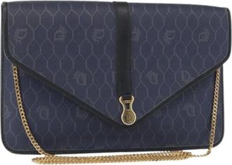 Dior Pre-owned Clutches, female, Blue, Size: ONE SIZE Pre-owned Vintage Shoulder Bag
