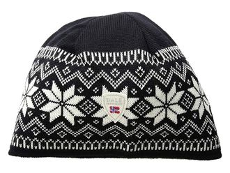 Dale of Norway Garmisch Hat Caps F-Black/Off-White/Dark Charcoal, Merino/Wool