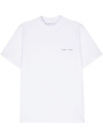 Samsøe & Samsøe Norsbro logo-print T-shirt - men - Organic Cotton - S - White