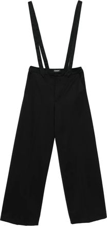 Dondup Pantaloni con bretelle - Nero