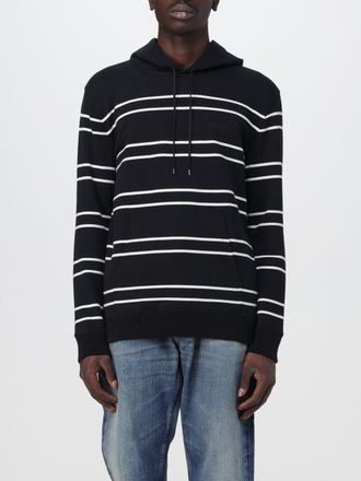 Saint Laurent Felpa in cotone a righe