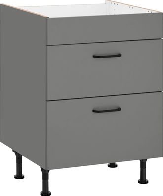 Optifit Kochfeldumbauschrank »Elga« mit Soft-Close-Funktion, höhenverstellbare Füsse, Breite 60 cm