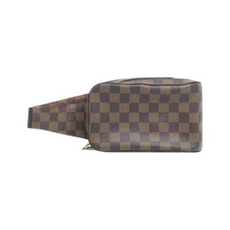 Louis Vuitton Pre-owned Geronimos Damier Schoudertas - Dames - Pre-owned - Bruin - Maat: ONE Size