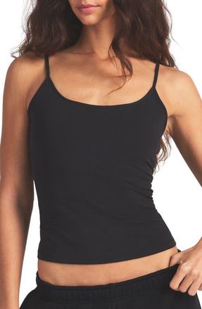 SKIMS Cotton Jersey Camisole in Soot at Nordstrom, Size Xx-Small